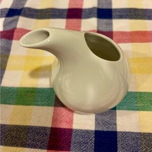 Elegant White Ceramic Creamer